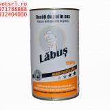Conserva de Caini Labus, de 1250 Grame, la bax de 8
