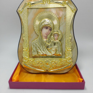 Icoana aurie Maica Domnului Kazanskaia