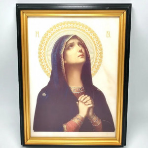 Icoana cu led in rama Tanguirea Maicii Domnului