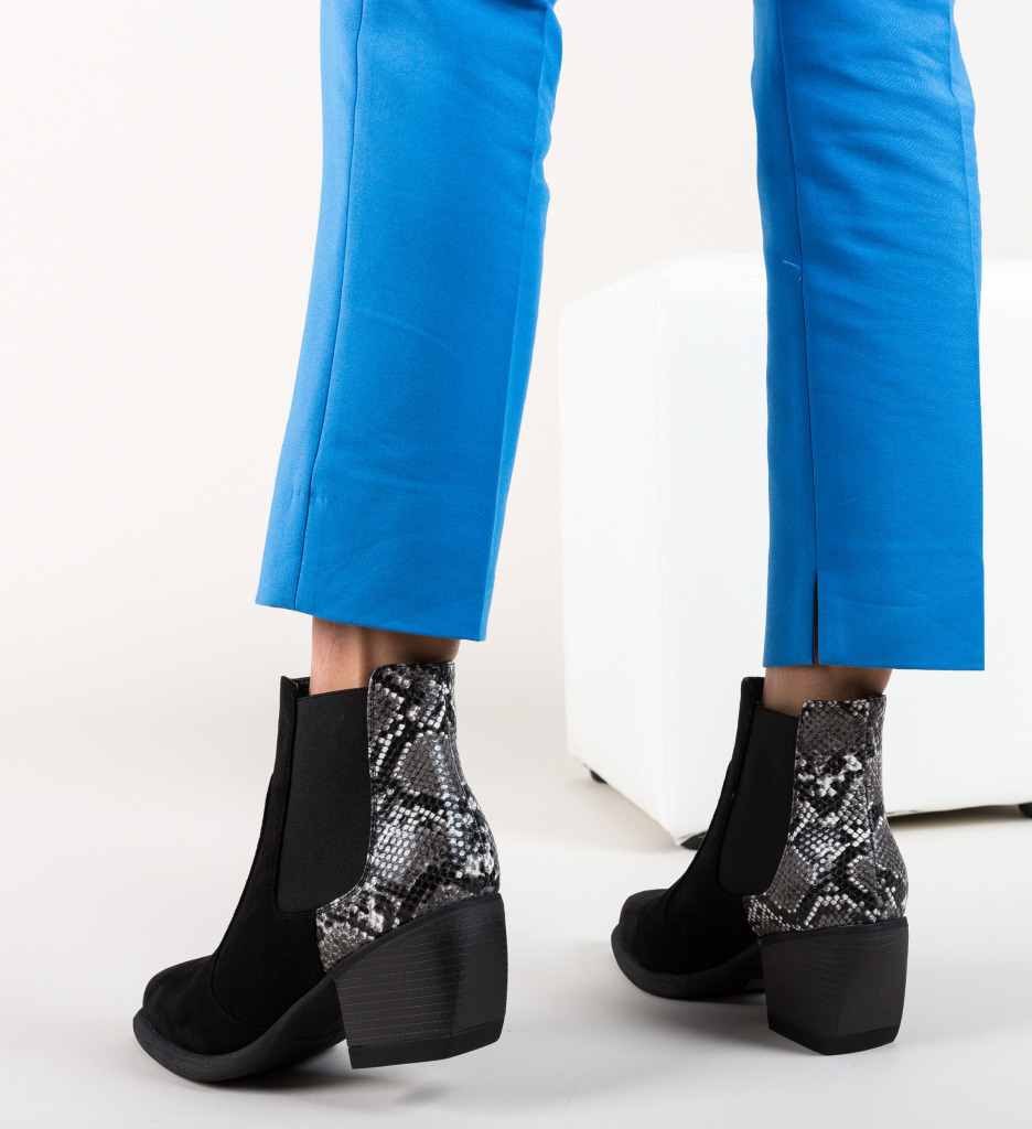 Botine makio negre
