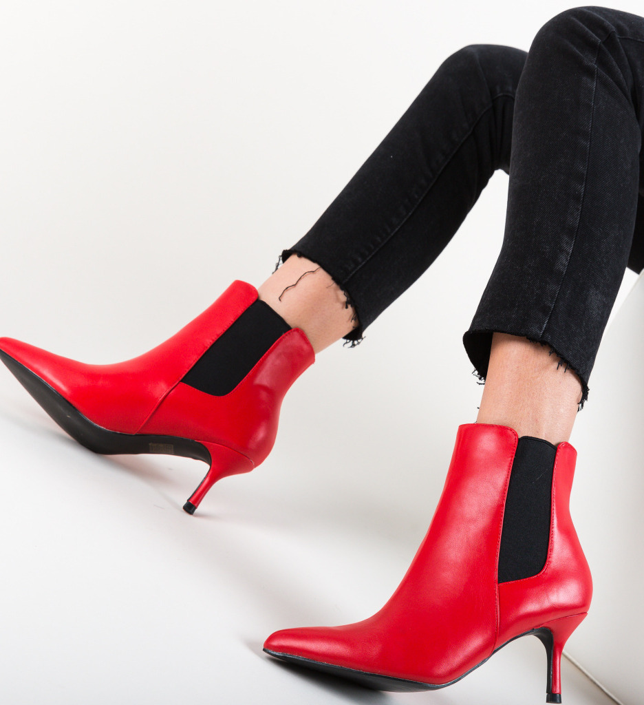 Botine seconda rosii