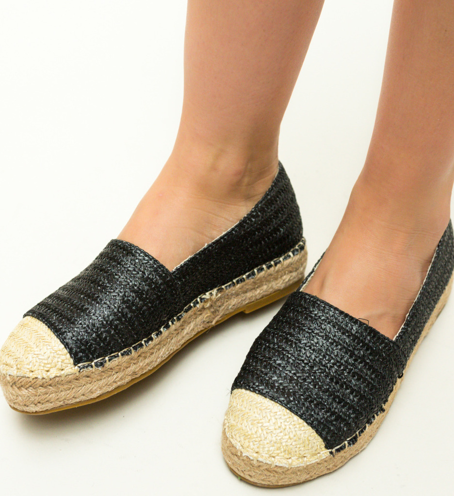 Espadrile emilio negre