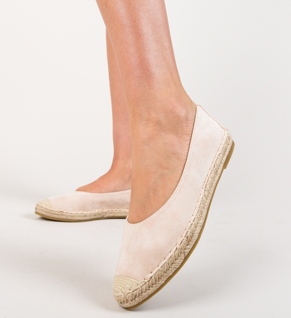 Espadrile sima roz