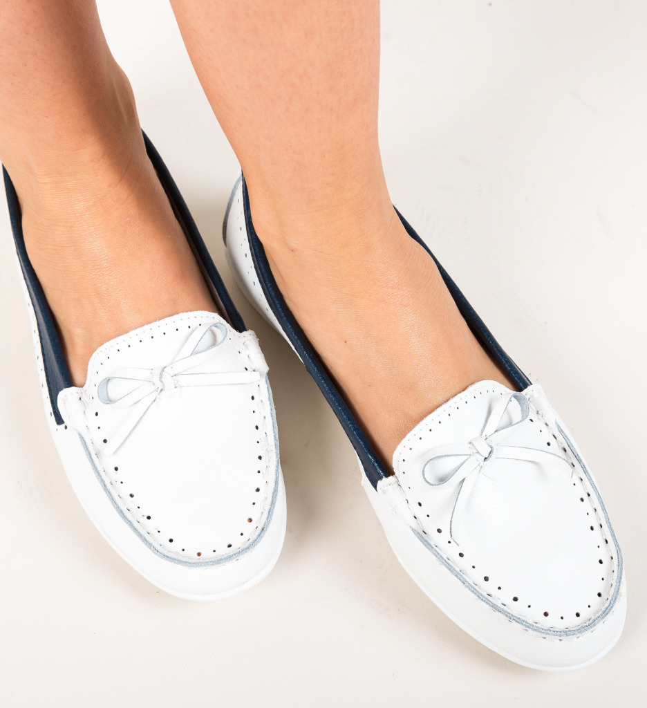 Pantofi bordo albi