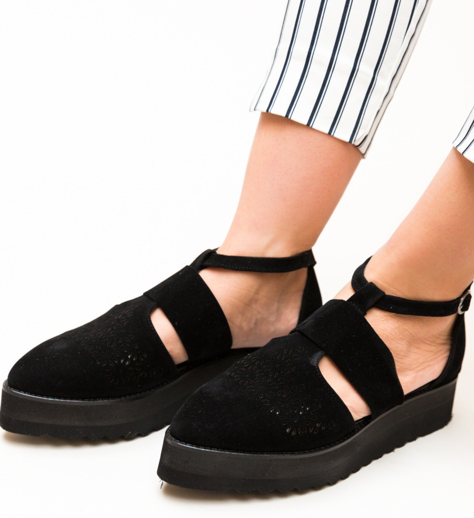 Pantofi Casual Lazer Negri 2