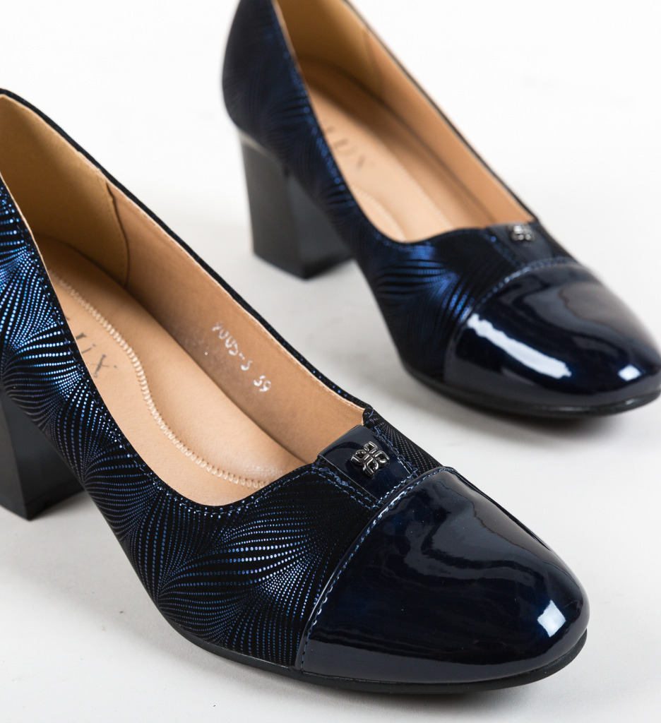 Pantofi munro bleumarin