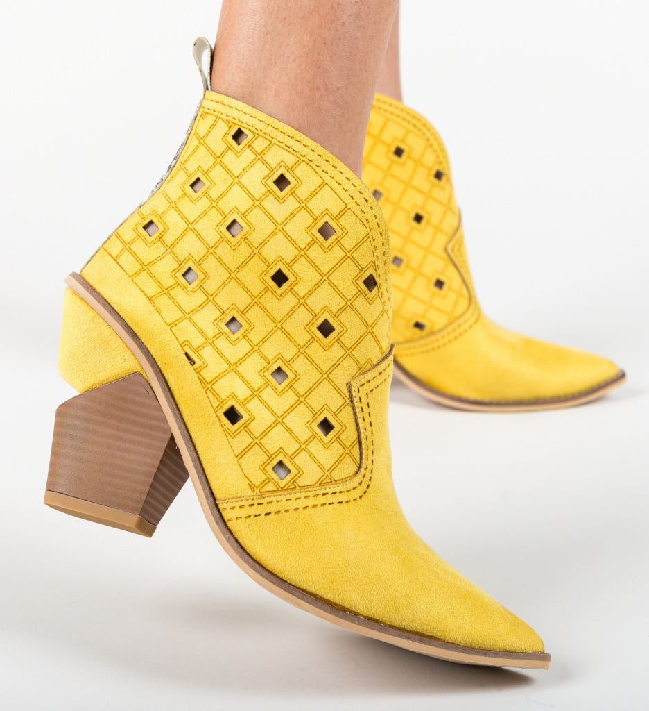 Botine sacramento galbene
