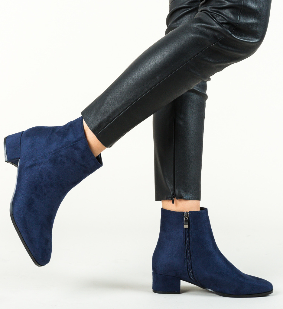 Botine solas bleumarin