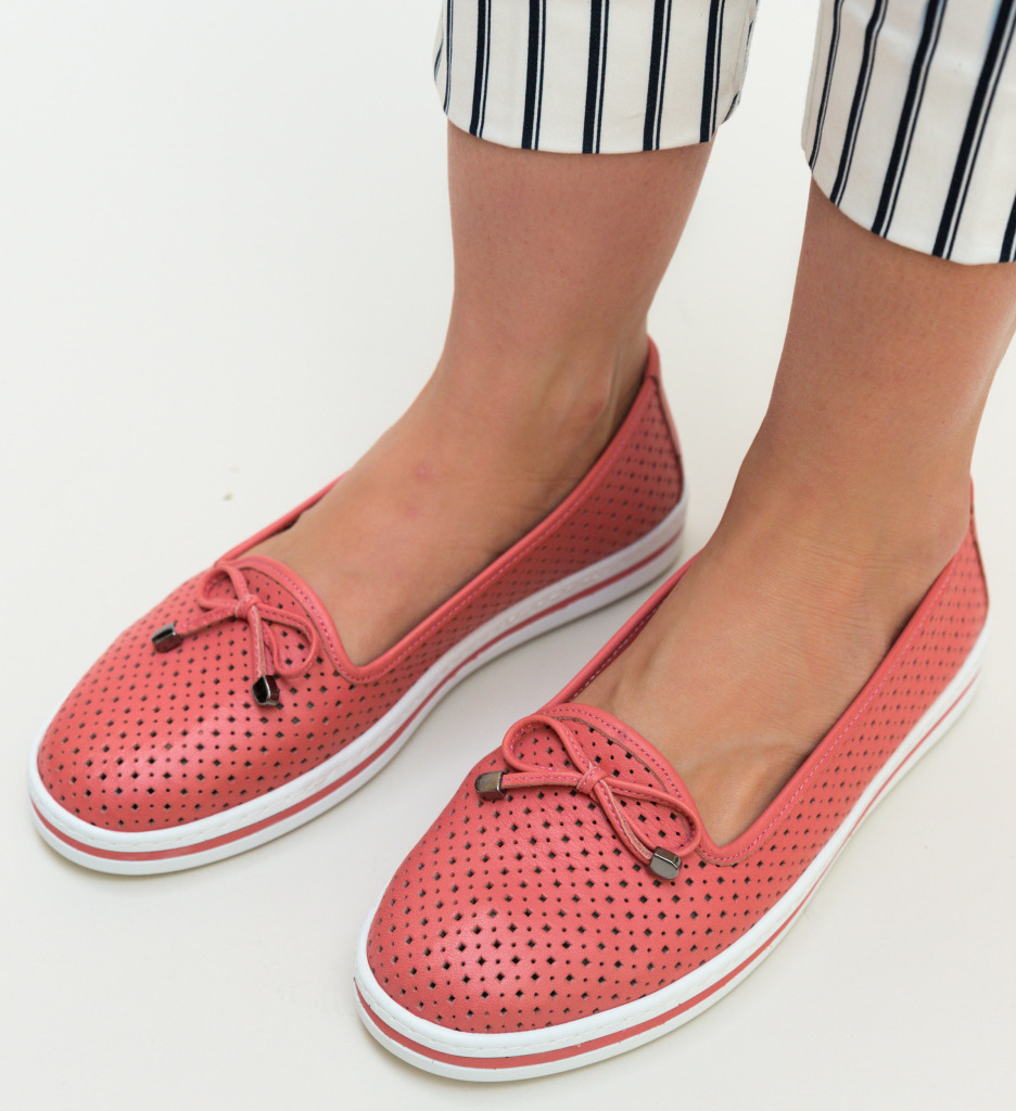Espadrile casual stiz roz