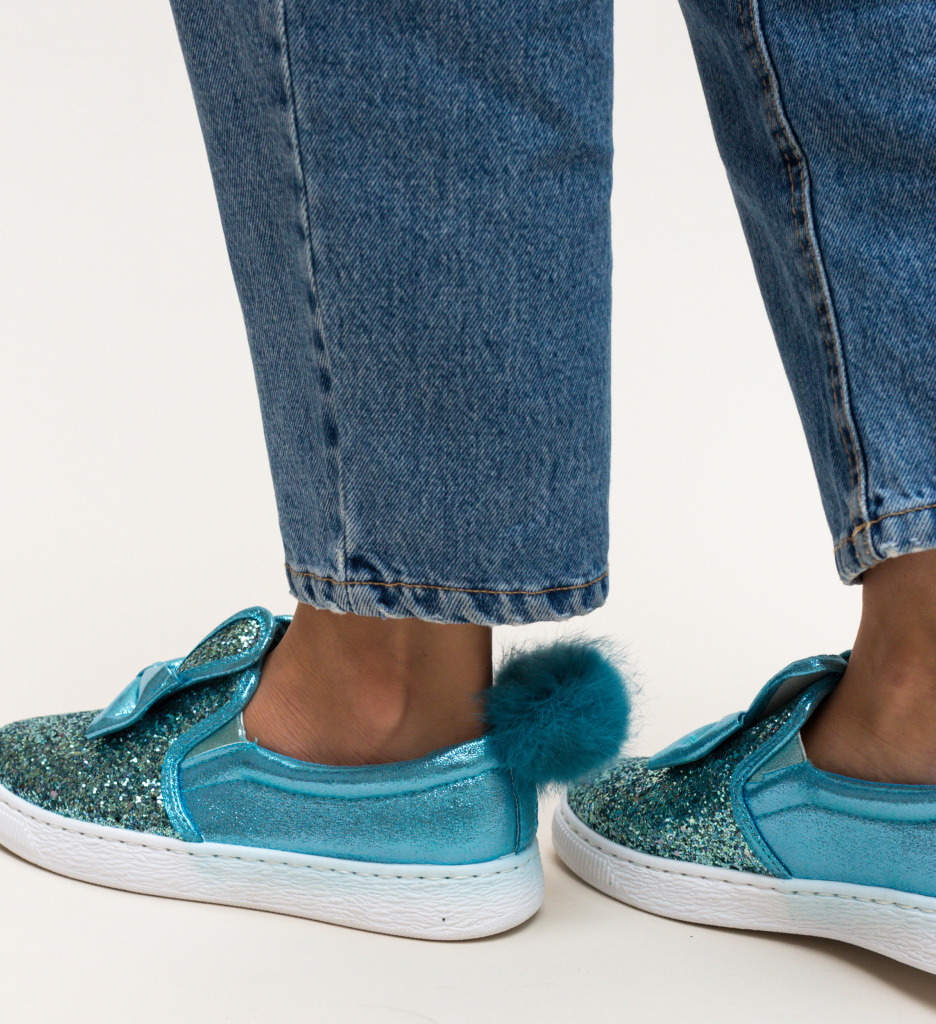 Espadrile tania albastre