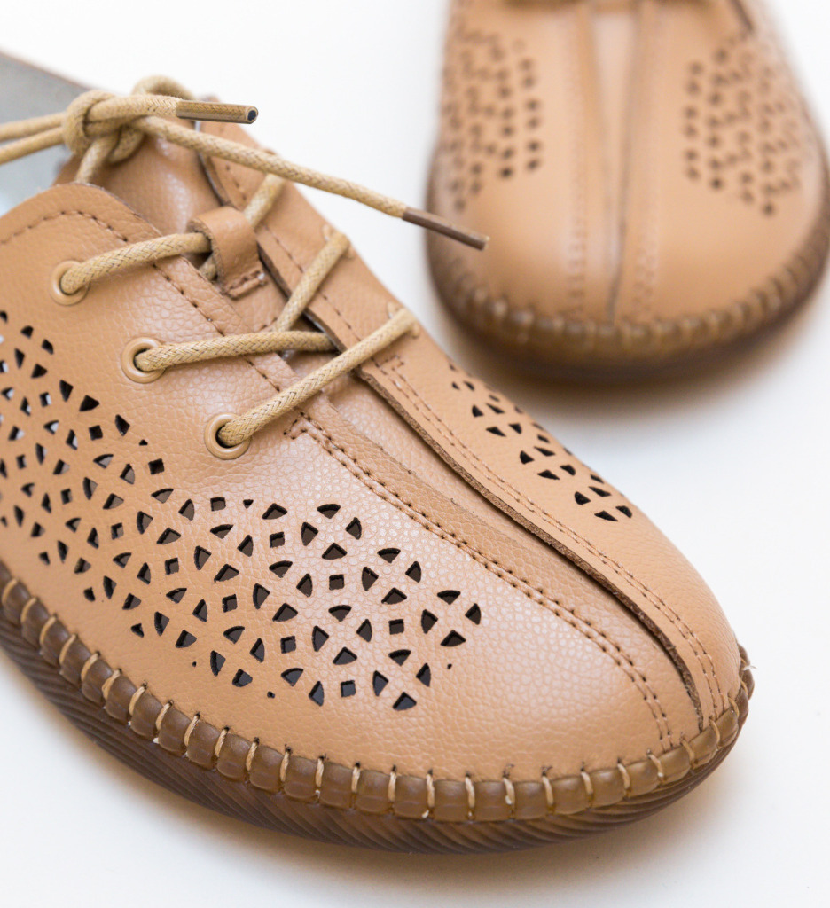 Pantofi casual crawler camel