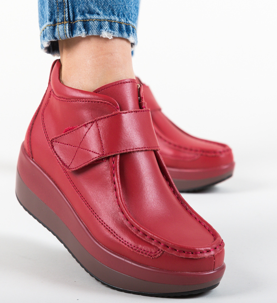 Pantofi casual euan rosii