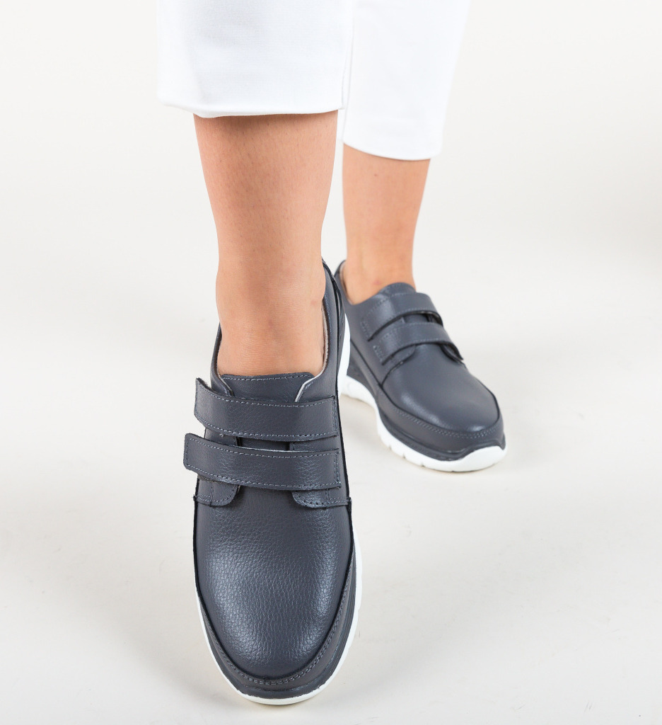 Pantofi casual grant gri