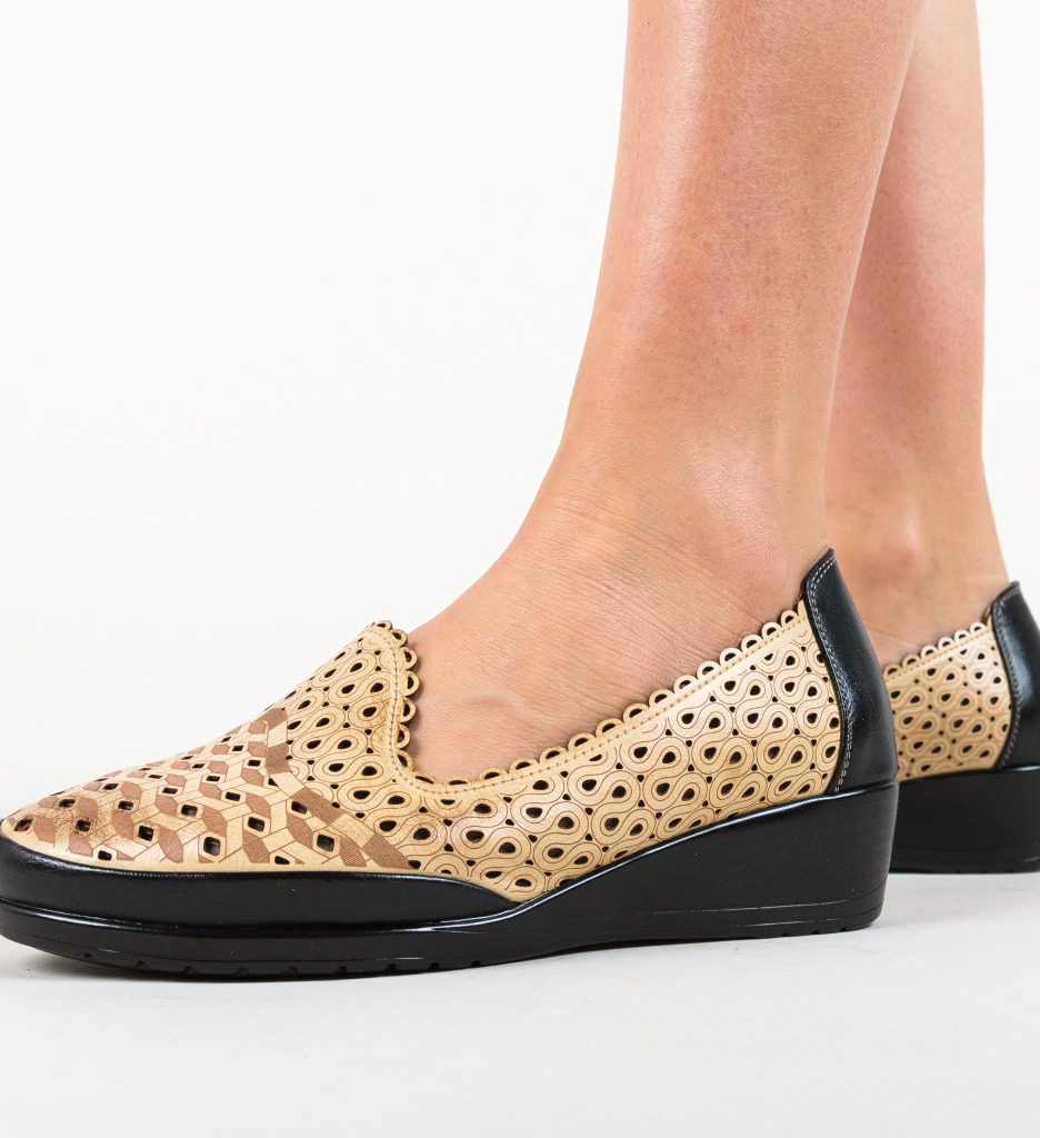 Pantofi casual kiloza camel