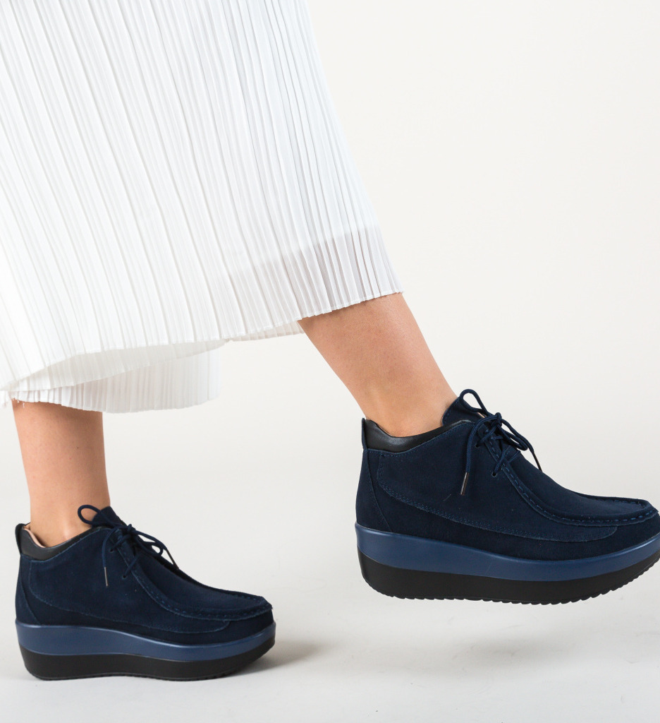 Pantofi casual lennon bleumarin