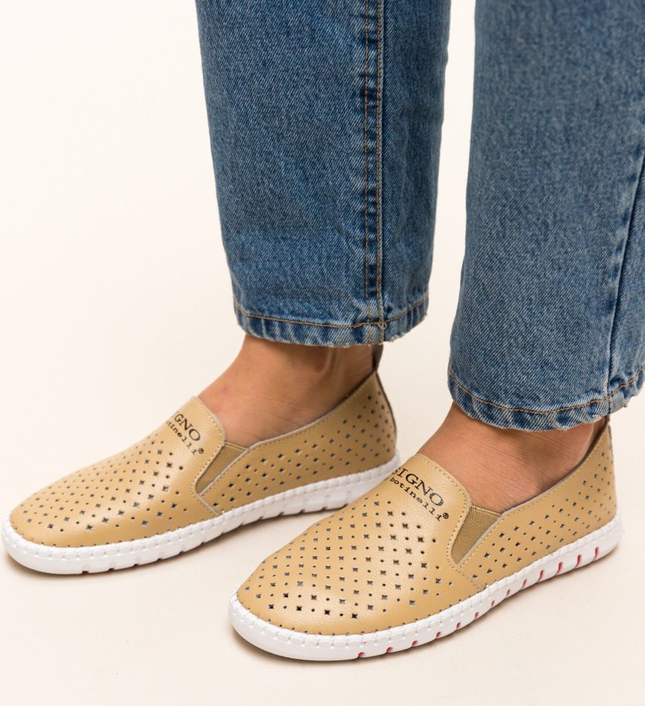 Pantofi Casual Mauritio Bej