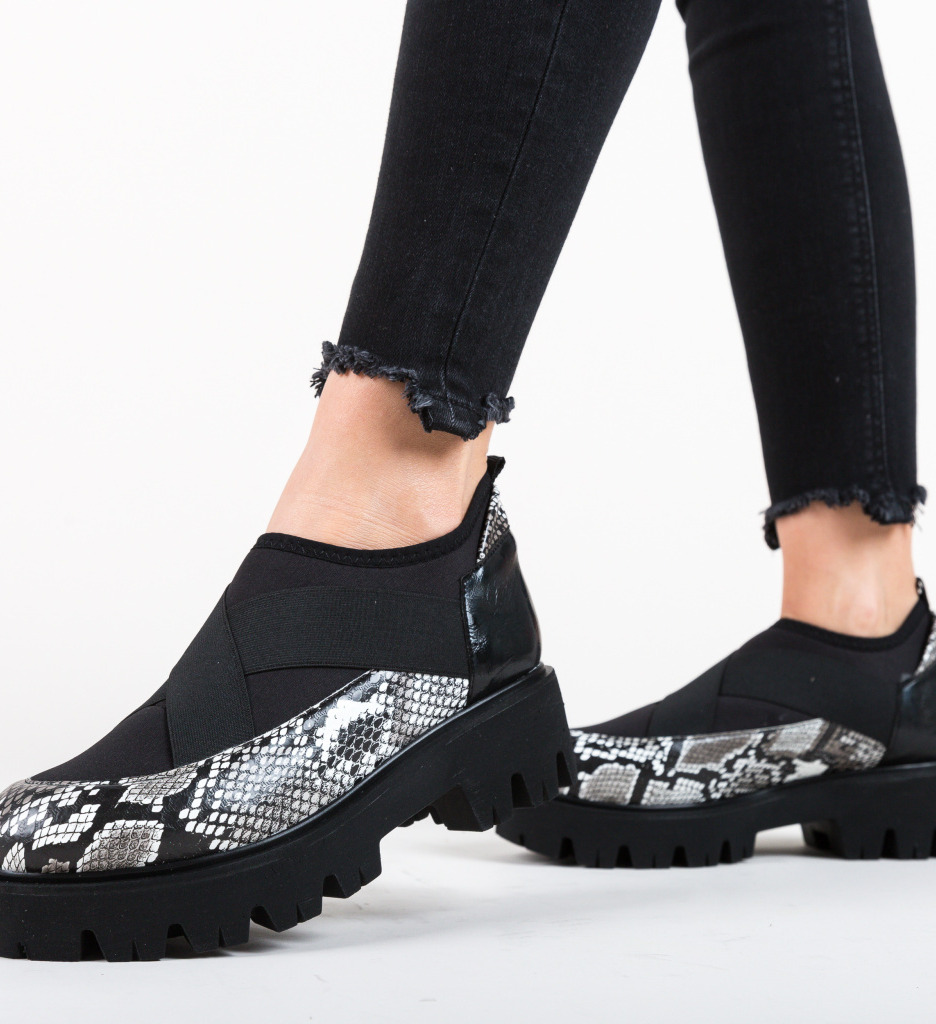 Pantofi casual yalala negri 2