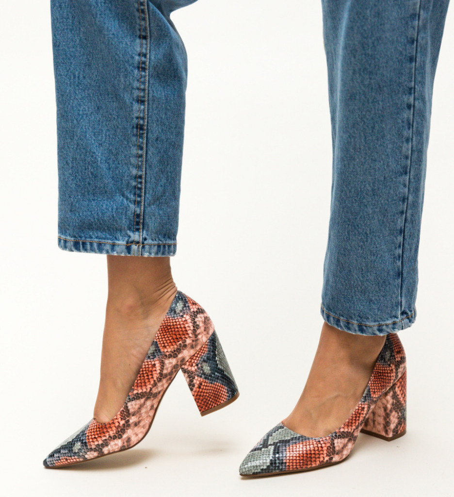 Pantofi codill roz