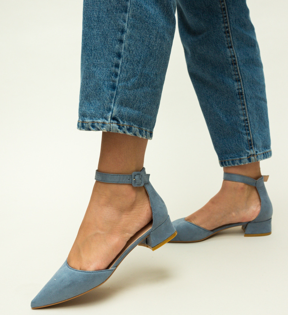 Pantofi eryn albastri