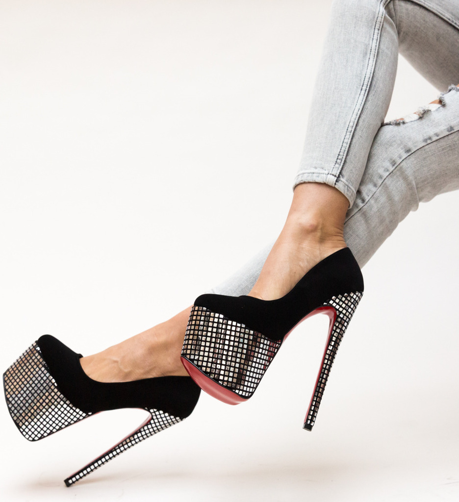 Pantofi Ranver Argintii