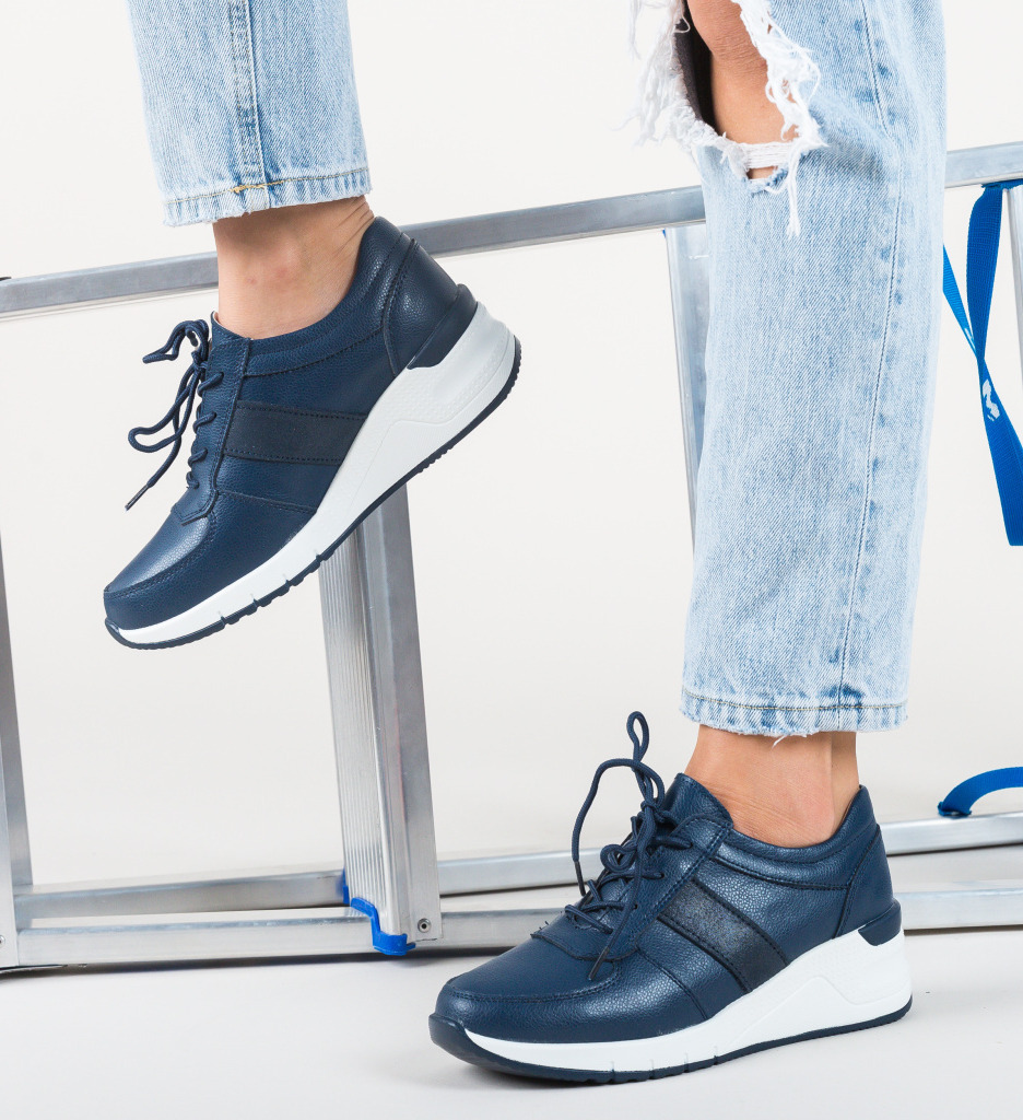 Pantofi sport yusha bleumarin