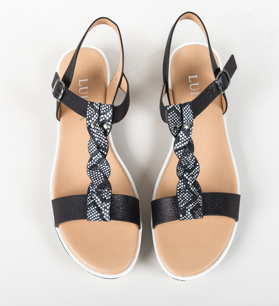 Sandale kajar negre