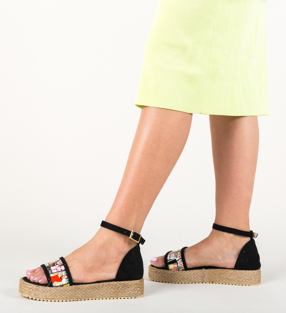 Sandale voque negre