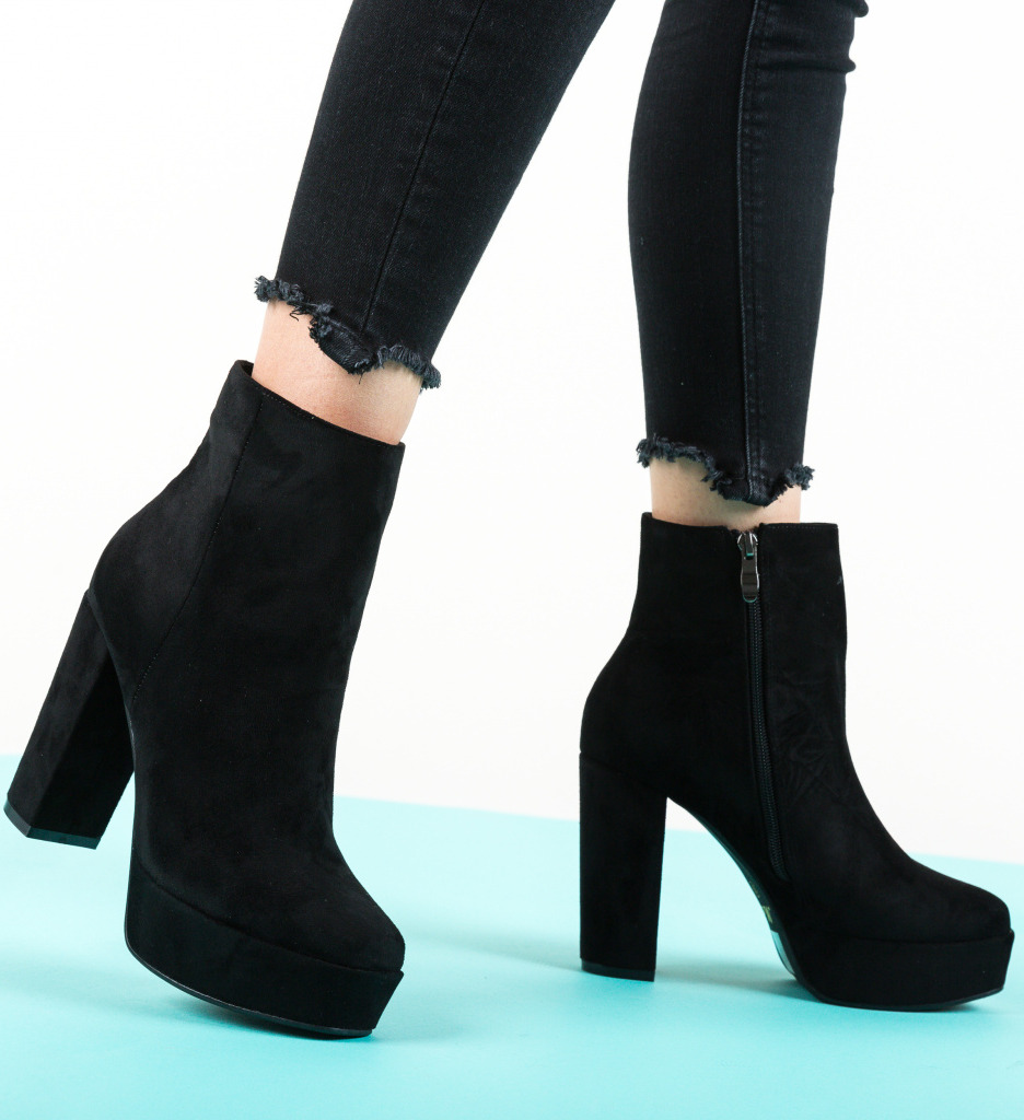 Botine aviana negre