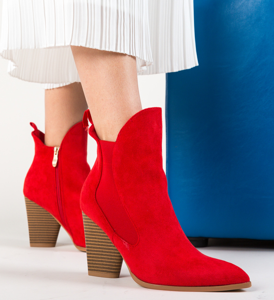 Botine farhan rosii