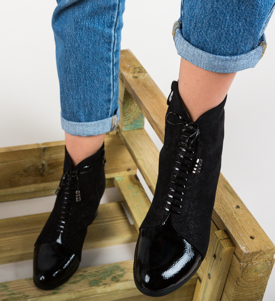Botine mysha negre