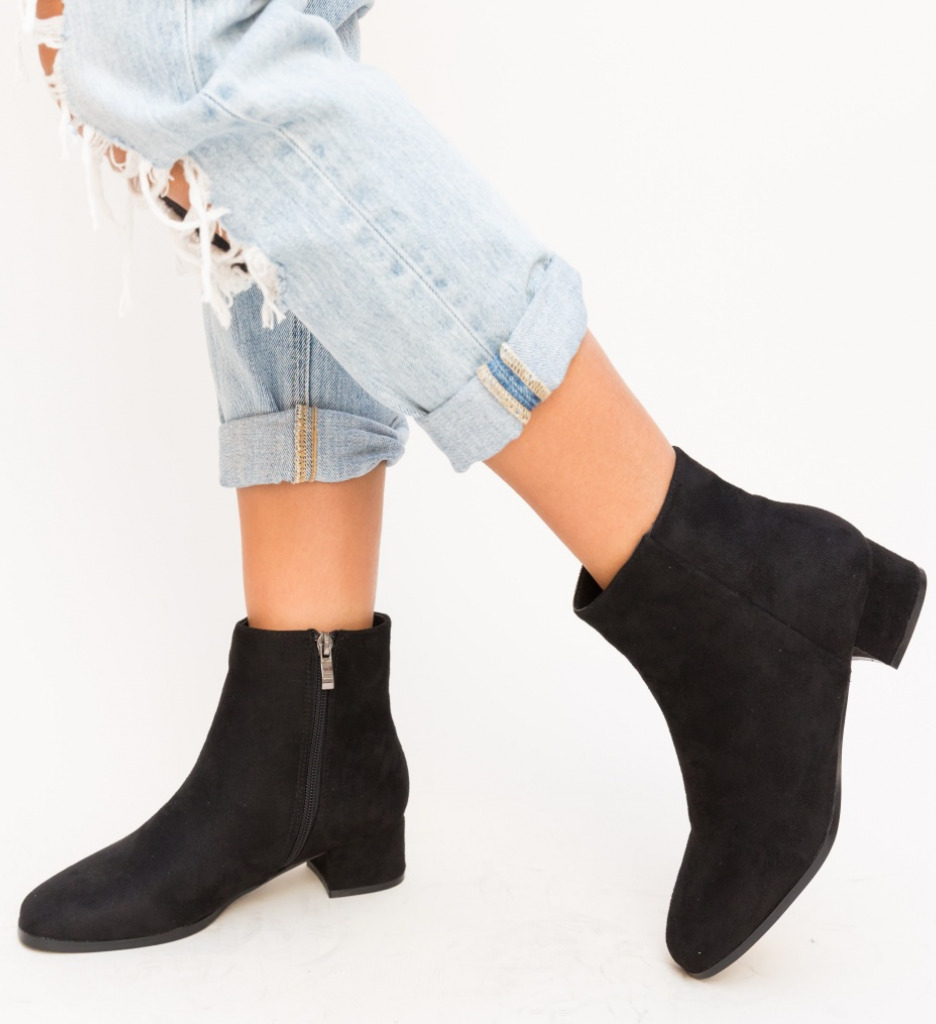 Botine solas negre