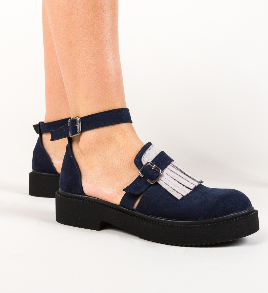 Pantofi casual athos bleumarin