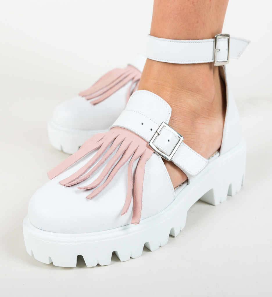 Pantofi casual kajah albi