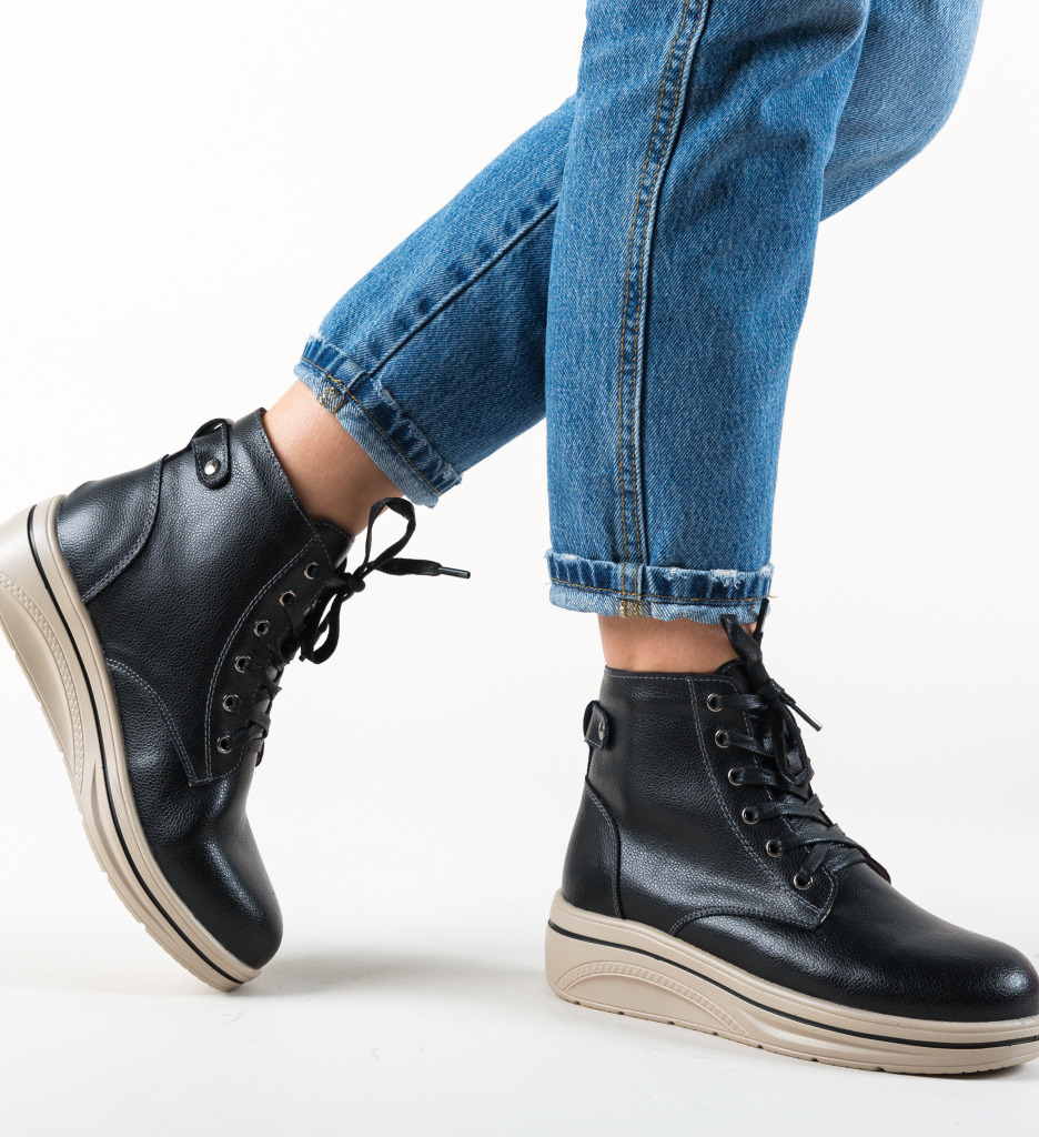 Pantofi Casual Lakiob Negre