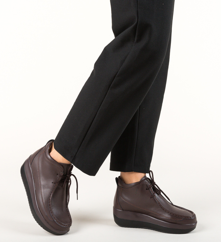 Pantofi casual nash maro