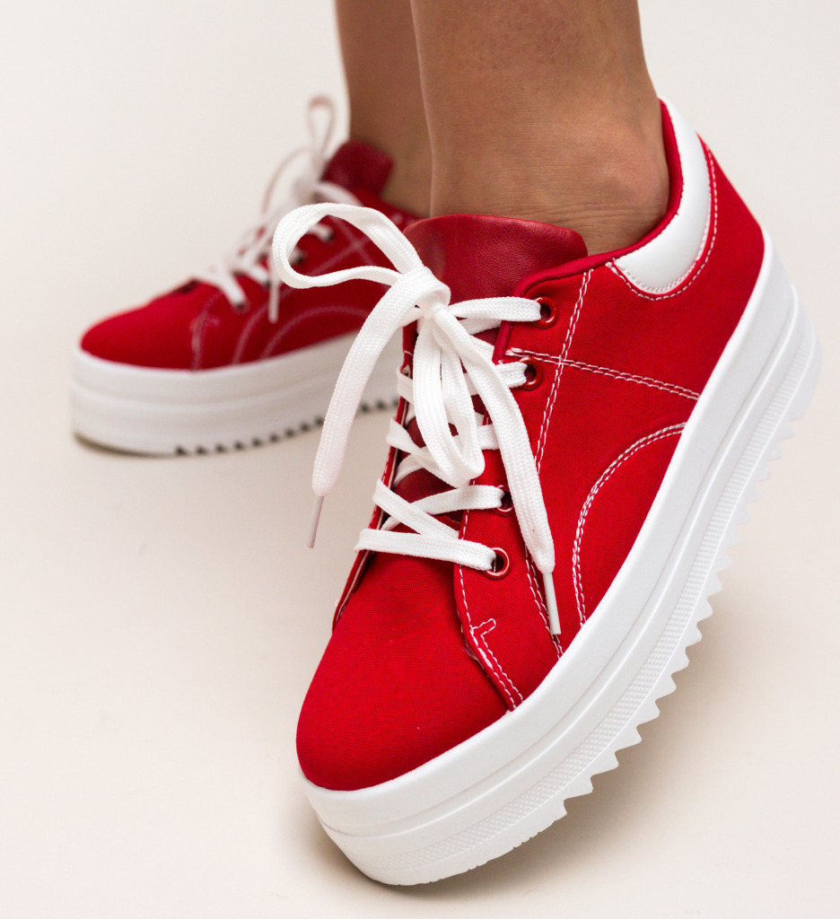 Pantofi sport maddox rosii