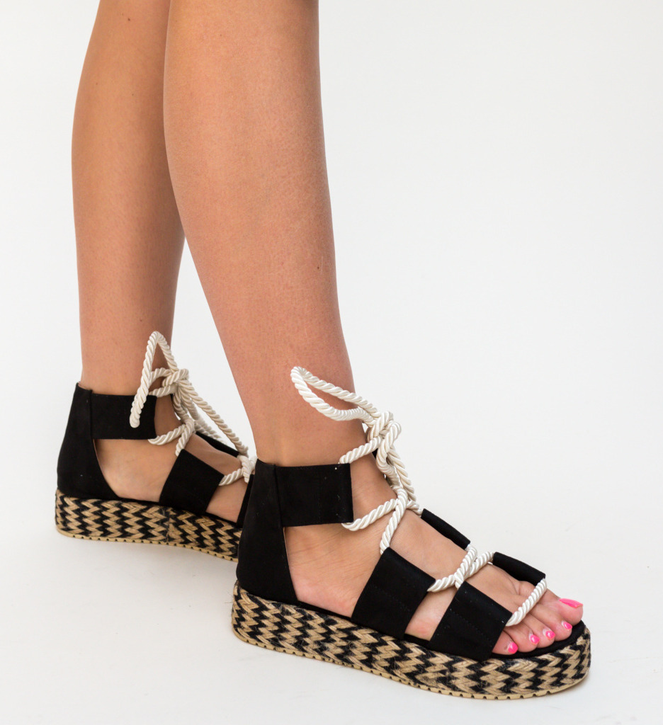 Sandale faraon negre