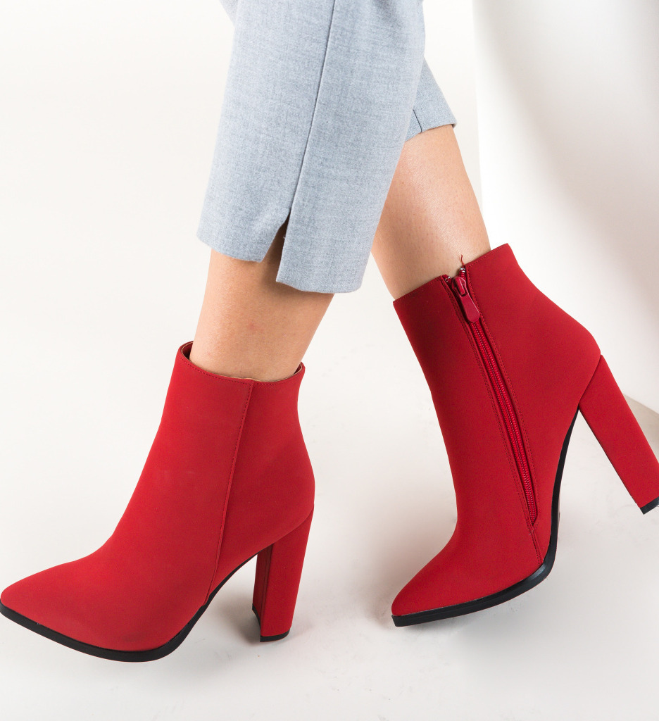 Botine bloom rosii