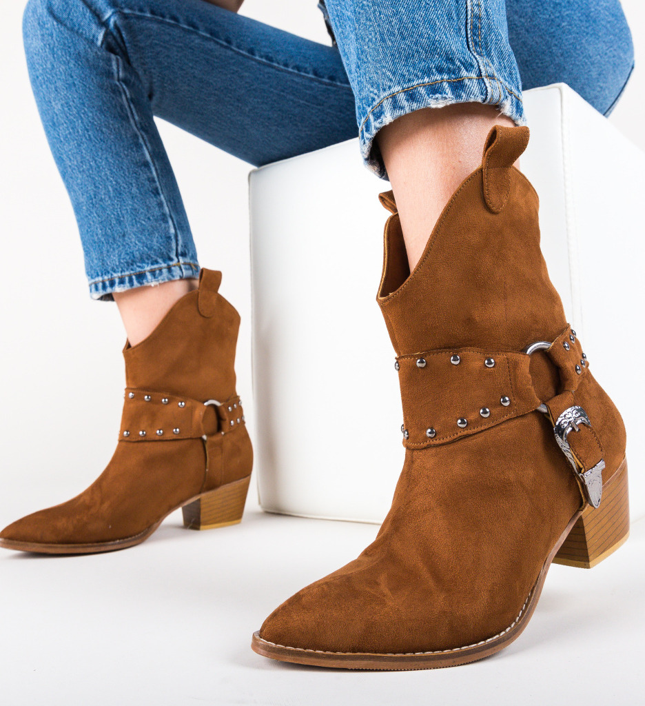 Botine ocata camel