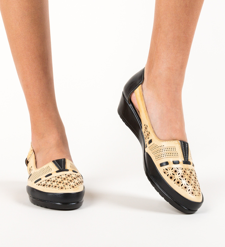 Pantofi casual afgard camel