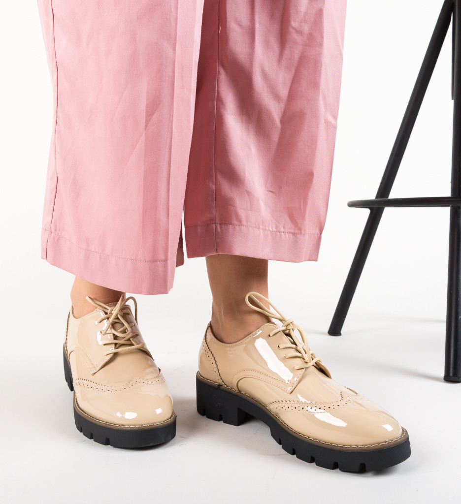 Pantofi casual ayub bej