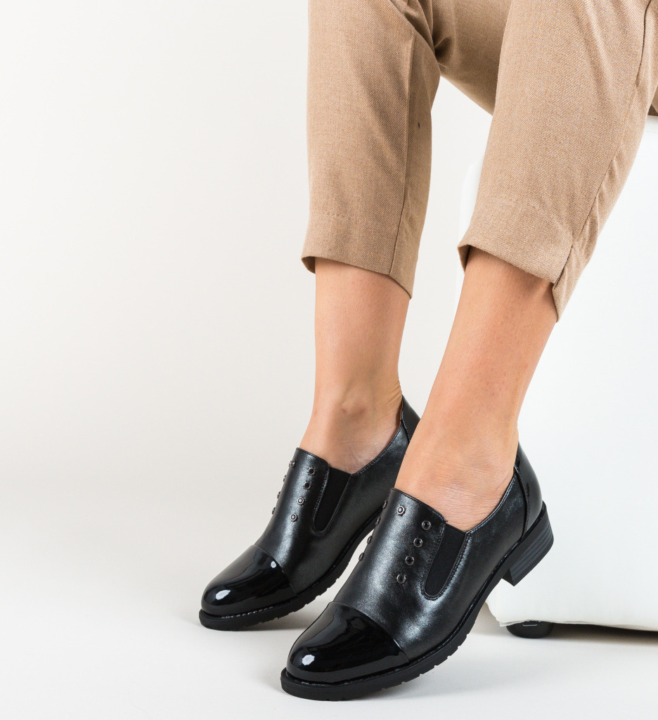 Pantofi casual barron negri