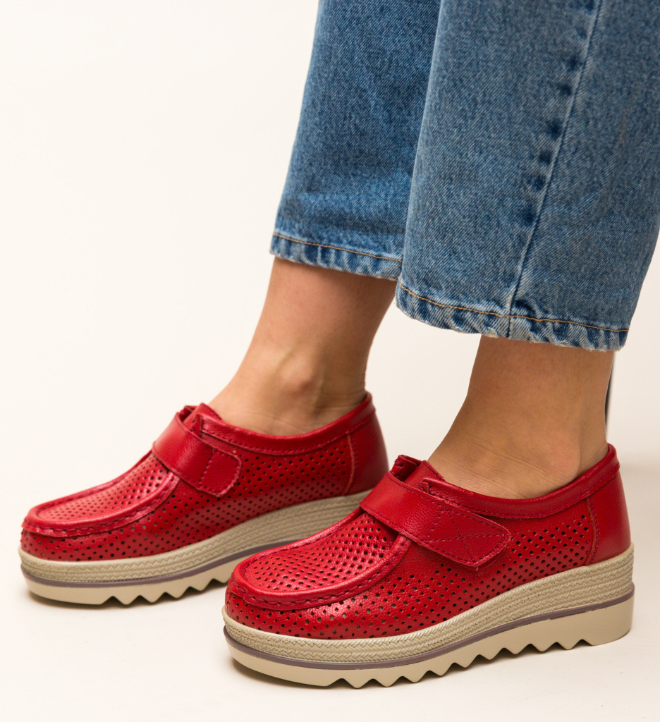 Pantofi casual histria rosii