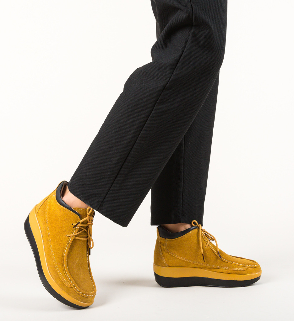 Pantofi casual lennon bej