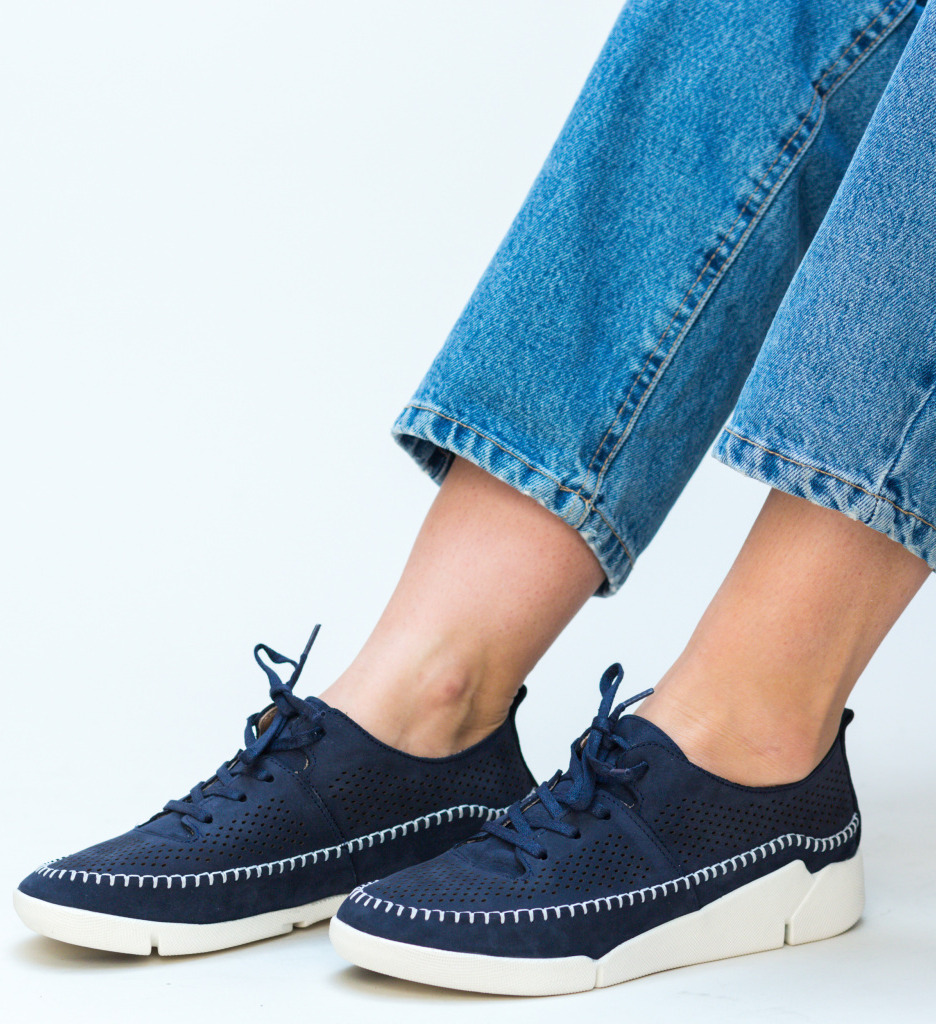 Pantofi casual monaco bleumarin