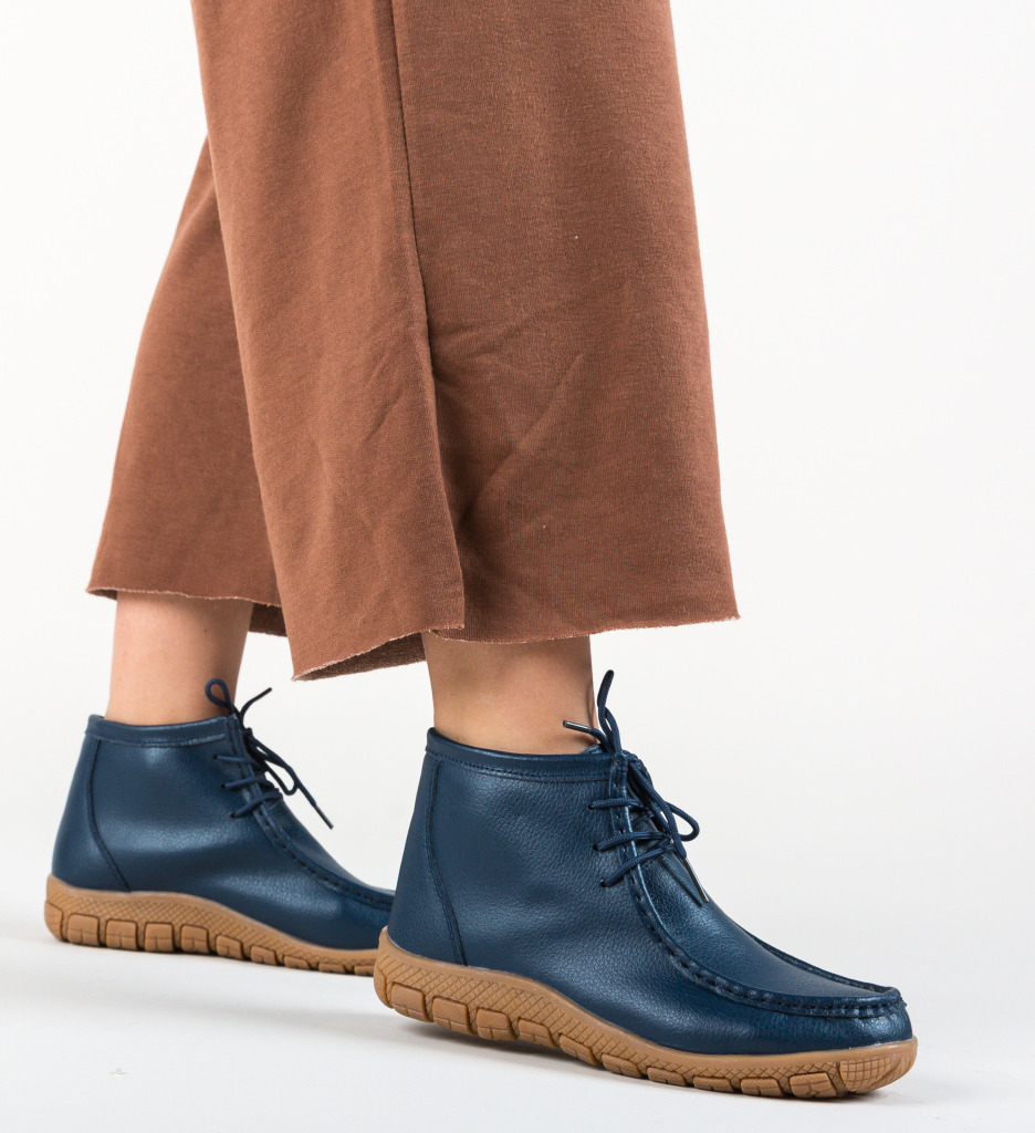 Pantofi casual nakita bleumarin