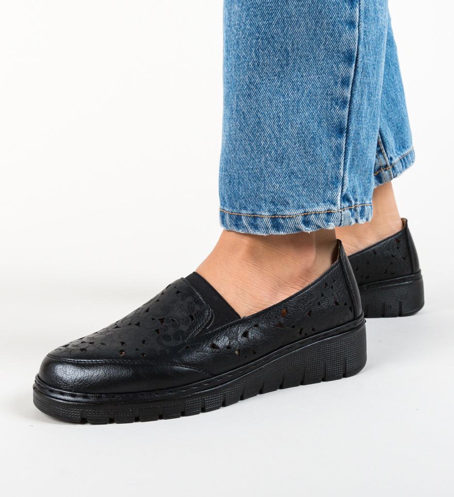 Pantofi casual ocasio negri