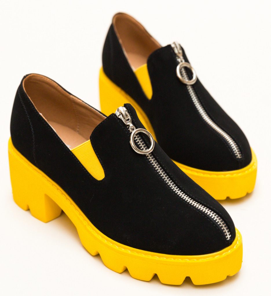 Pantofi Casual Polly Galbeni