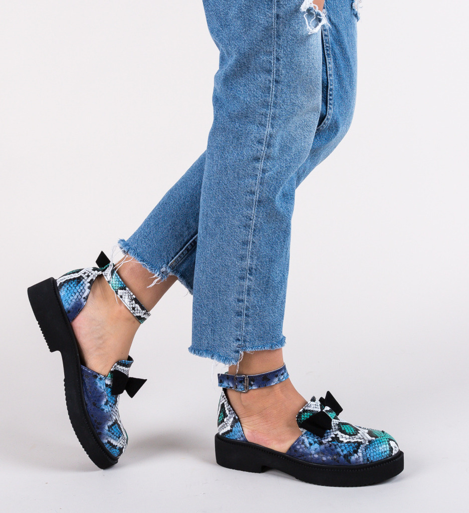 Pantofi casual pretty albastri