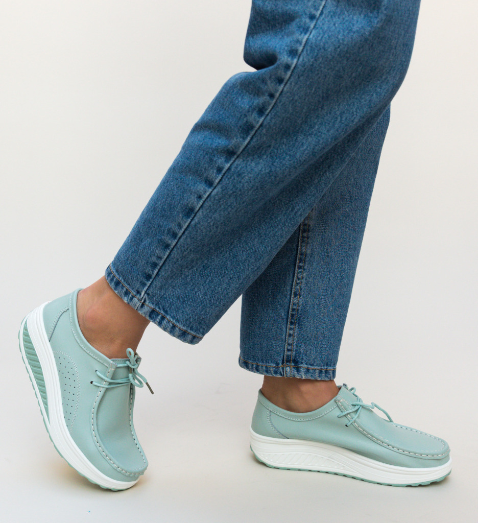 Pantofi casual roly turcoaz